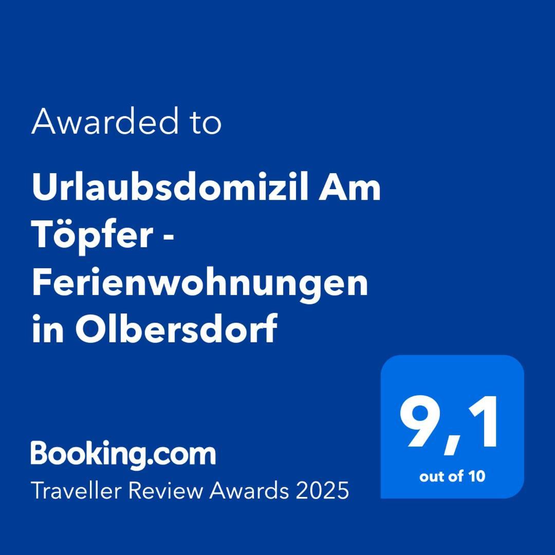Urlaubsdomizil Am Toepfer - Ferienwohnungen In Olbersdorf Dış mekan fotoğraf